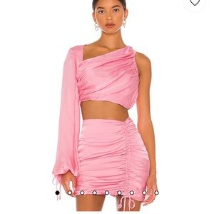 Lovers and friends pink carlita top